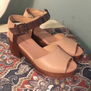Kelsi Dagger Brooklyn Blush Clog Platform Sandals